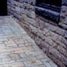 roman cobble stamped concrete